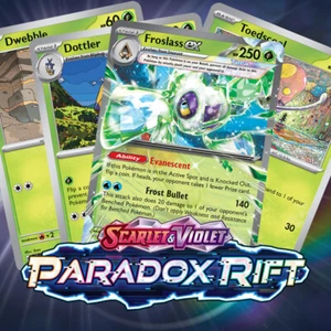 Pokemon TCG SV04 Paradox Rift Green Grass Pick/Choose Singles 001-018 - Picture 1 of 23