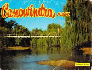 L0519 Australia NSW Canowindra c1970's TAA MV view folder - Picture 1 of 2