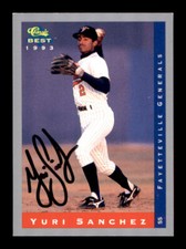 1993 Classic Best - Yuri Sanchez - On Card Autograph