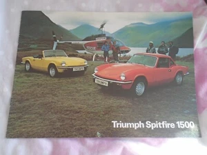 Triumph Spitfire 1500 brochure Jan 1980 UK market - Picture 1 of 1