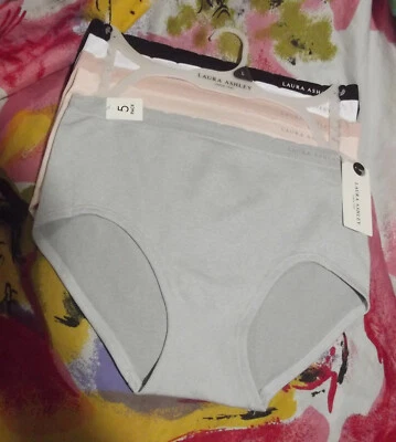 5 BRAGAS CORTAS NUEVAS LAURA ASHLEY LS8550 5PKAE MICROFIBRA SIN COSTURAS L Foto 1 de 2