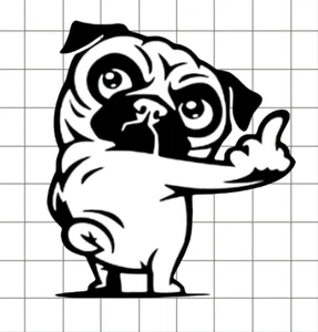 Custom Vinyl Dog Text Decal Name Car Truck Boat Sign Banner Window Sticker - Picture 1 of 1