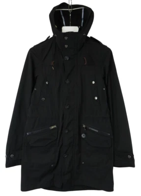 J. Lindeberg Dracen Dressed Twill Chaqueta Mujer Pequeño Capucha Talle sin Forro - Imagen 1 de 4