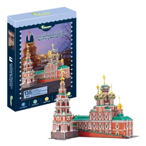 3D puzzle paper model DIY toy architecture Christmas Church in Nizhniy Novgorod  - Picture 1 of 2
