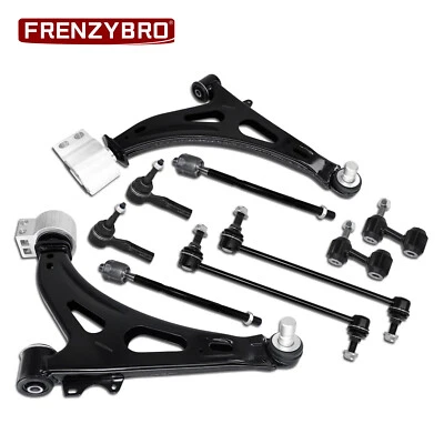 Front Lower Control Arms Ball Joints Tie Rods End Kit for 2014-19 Impala 10Pcs Foto 1 de 4