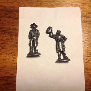 American Civil War  Figures/Figurines, vintage, LOT OF 2, Metal, Not Painted - Picture 1 of 1