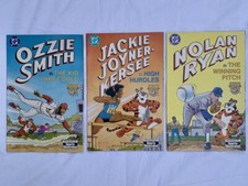 Jackie Joyner-Kersee Nolan Ryan Ozzie Smith DC Kellogg's 3 comic set SI NM/M