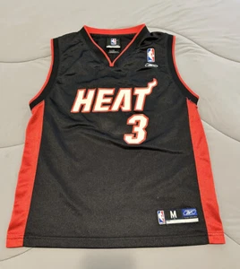 Vintage Dwyane Wade #3 Miami Heat Reebok Brand Basketball Jersey - Youth Medium - Picture 1 of 9