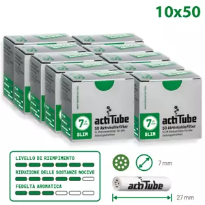 ActiTube Slim 7mm - 10x50 - 500 pezzi - Photo 1/1