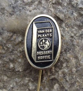 Van Der Plaats Dessert Coffee Koffie Firm Holland Netherlands Dutch Pin Badge - Picture 1 of 2