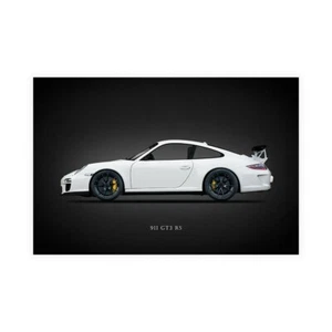 Stampa su Tela su Carta Poster o Quadro Rogan Mark Porsche 911 GT3 RS 2011 - Foto 1 di 2