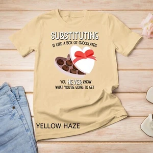 Ersatz Schule Lehrer T-Shirt Valentinstag Geschenk T-Shirt Unisex T-Shirt - Bild 1 von 15