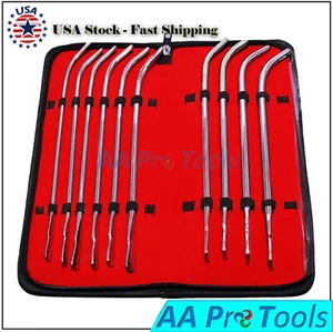 Van Buren Sound OB/GYN Curved 10 Pieces Kit Surgical Instruments - Picture 1 of 3