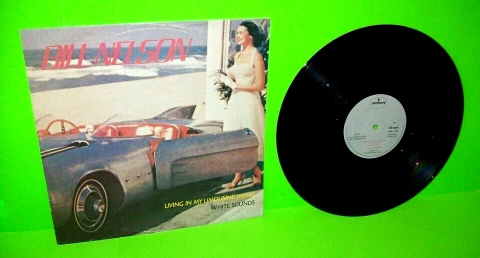 Bill Nelson Living In My Limousine White Sounds Vinyl 12" EP Record Synth-Pop Foto 1 de 2