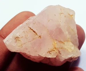 100% Natural Rose Quartz Rough 164.65 Ct Loose Gemstone With Certificate - Picture 1 of 6