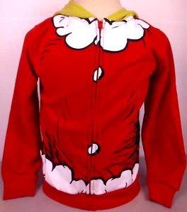 Dr Seuss The Grinch Youth Hooded Zippered Jacket Size S. (B1) - Picture 1 of 12