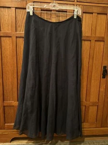 Jones Of New York Collection Petite Rock 10P 100% Seide schwarz Plissee & fließend - Bild 1 von 12