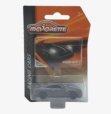 MAJORETTE Racing Cars Nissan GT-R 214D-4 Matte Grey Color 1:64 Diecast NEW - image 1 of 4