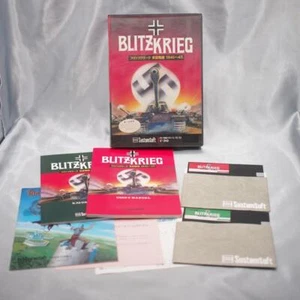 BLITZKRIEG Eastern Front 1941~45 PC-9801 5"2HD PC98 Not Tested Japan PC Game - Picture 1 of 10