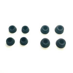 White & Black Rubber Seat Buffers Pads- Toilet Seat, Furniture - Picture 1 of 3