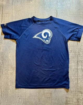 Camiseta Under Armour Combine Auténtica NFL Los Angeles Rams - Juvenil M Foto 1 de 4