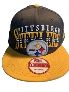 Gorra de béisbol New Era 9Fifty NFL Pittsburgh Steelers Snapback bordada - Imagen 1 de 4