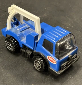 Vintage Blue & White Metal Tonka Wrecker Tow Truck Made In Japan - Picture 1 of 7