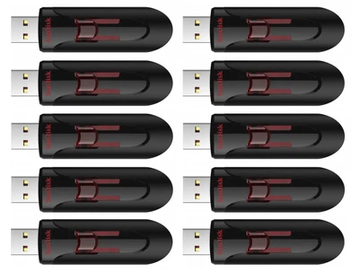 10 x SanDisk Cruzer Glide 16GB 32GB 64GB 128GB SDCZ600 USB 3.0 Flash Drive Lot - Image 1 of 3