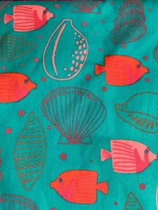 UNIFORME DENTAL CNA TALLA SUPERIOR CARACOLES DE PESCADO AZULADA NUEVO CON ETIQUETAS ENFERMERA MÉDICA VETERINARIA CNA - Imagen 1 de 5