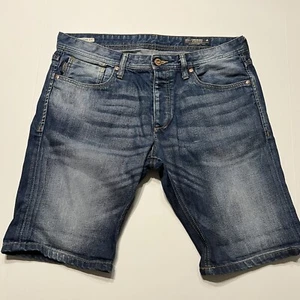 Originals By Jack & Jones Jean Shorts Button 34 Men’s Denim Blue - Picture 1 of 12