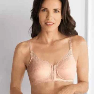 NIB! Amoena Sz 40B Ellen SB Mastectomy Front Back Closure Wire-Free Bra 44419 - Picture 1 of 9