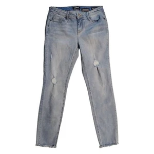 Buffalo David Bitton Jeans Women's 27 Light Wash Stretch Mid Rise Skinny Denim - Picture 1 of 13