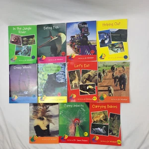 Lot of 11 Rigby Sails Books Leveled Readers Homeschool Life Science Nature - Picture 1 of 2