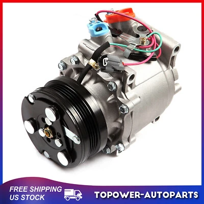 A/C AC Compressor For Honda Civic/Civic del Sol 1994-1995 CR-V 97-01 2.0L - Image 1 of 4
