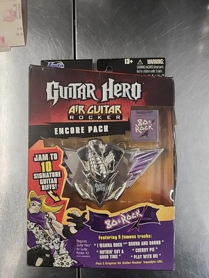 NEW GUITAR HERO AIR GUITAR 80's ROCK 5 TRACK ENCORE PACK by JADA ..FACTORY SEAL - Image 1 of 4