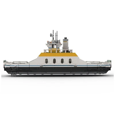 Compatible Medium sized Car Ferry with Loading Ramps Building Toys 2839 - Image 1 of 3