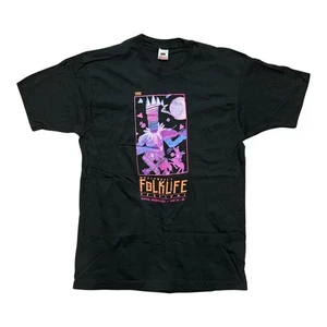 Camiseta De Colección 1990 NorthWest Folklife Festival Seattle Usada en Excelente Condición Talla XL Negra - Imagen 1 de 3
