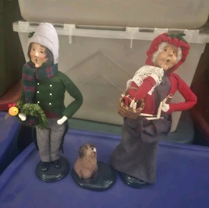 Byers Choice Carolers 1998 - 3 Stück Lot - EX - Kostenloser Versand  - Bild 1 von 9