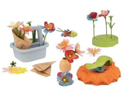 Playtive Kreativset Steckblumen Blumenstecken Bastelblumen 109 teilig *besch. VP - Bild 1 von 4