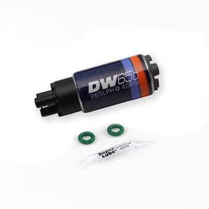 DeatschWerks 9‑651‑1009 DW65C 265LPH Compact GAS/E85 Fuel Pump -RSX/Civic/Miata - Picture 1 of 5