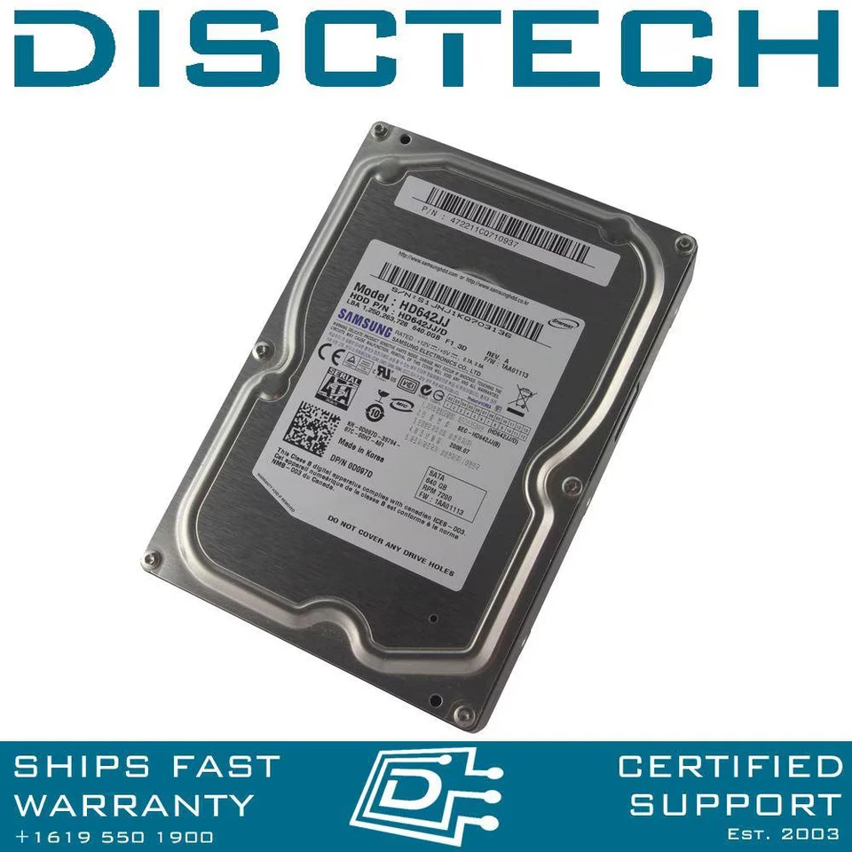 Samsung Spinpoint F1 HD642JJ 640GB SATA Hard Disk Drive - Image 1 of 3