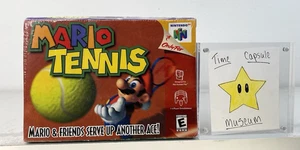 Mario Tennis Nintendo 64 N64 New in Box 2004 Factory Sealed NIB - Picture 1 of 14