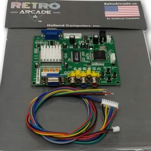 Gioco Arcade RGB/CGA/EGA/YUV a VGA Convertitore Video HD, Jamma, Mame e Altro - Foto 1 di 1