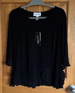 Joseph Ribkoff BLACK Top Style, 12 women’s, $196, 193256 - Picture 1 of 9