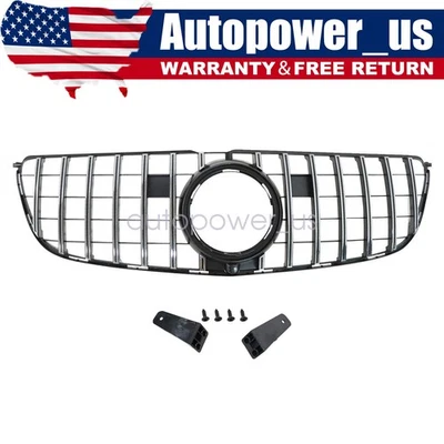 Parrilla de parachoques parrilla delantera para Mercedes-Benz GLS X166 GLS450 2016-2019 Foto 1 de 4