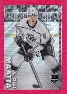 PEGATINA 2022-23 TOPPS CROMADA NHL #233 OLLI MAATTA SSP ROJO/5 MADE-KINGS - Imagen 1 de 2