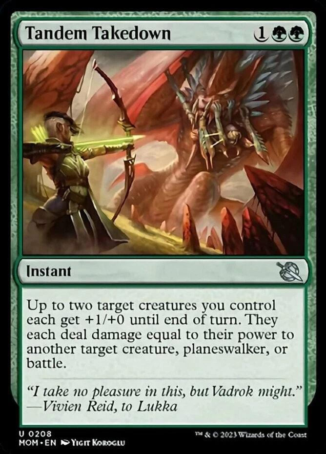 x1 Tandem Takedown - March of the Machines - NM - MTG - Image 1 of 1