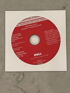 Dell Reinstallation DVD Win 7 Pro 64bit CD New & Sealed - Picture 1 of 2