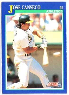 Jose Canseco Score sports #1 Baseball Oakland Athletics - Image 1 of 2