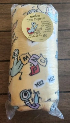 NUEVO The Pigeon Throw Blanket Oficial Mo Willems Libro Infantil Personaje 50" x 70" Foto 1 de 4